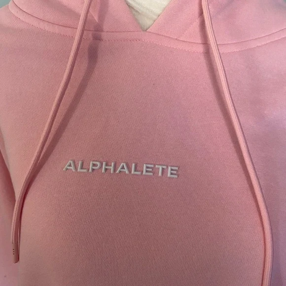 Alphaletete Bubblegum Pink Cropped pullover - Picture 4 of 11